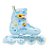 Pré-Venda Patins Infantil FlyingEagle S6S Pro Sonos Ajustável - Azul - Imagem 3