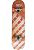 Skate Montado FAM Quadrants 8.0" Maple Canadense - Laranja - Imagem 1