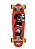 Mini Cruiser Skate HLB Vatos Vermelho 27x8" - Imagem 1