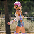 Pré-Venda Capacete de Patins FlyingEagle Urban - Rosa Nuvem - Imagem 3
