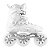 Pré-Venda Patins FlyingEagle Reaver Pro T110 3x110mm - Branco - Imagem 1