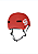 Capacete Niggli Pads Iron Profissional - Vermelho Fosco - Imagem 3