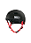 Capacete Niggli Pro - Preto Fosco Fita Vermelha - Imagem 1