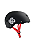 Capacete Niggli Pro - Preto Fosco Fita Vermelha - Imagem 2