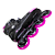 Patins Traxart Freestyle Dynamix - Rosa - Imagem 9