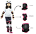 Kit de Proteção Traxart DY-144 INFANTIL ROSA - Imagem 3