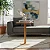 Mesa Lateral Monopé Design Orgânico 41cm - Mel - Imagem 1