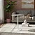 Mesa Lateral Monopé Madeira Design Orgânico 31cm - Branca - Imagem 1
