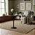 Mesa Lateral Monopé Madeira Design Orgânico 31cm - Preta - Imagem 1