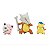 Pokémon - 3 mini figuras - Cyndaquil, Jigglypuff e Marowak - Imagem 1