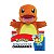 Pokémon Charmander 30 cm - Pelúcia colecionável Luz e Som - Imagem 1