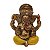 Escultura Ganesha de Resina 5cm Amarelo - Imagem 1