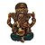Escultura Ganesha de Resina 5cm Verde - Imagem 1