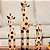 Escultura Girafa de Madeira Balsa Importada de Bali - Imagem 2