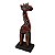Girafa Entalhada de Madeira Balsa Dots 30cm - Com Base - Imagem 2