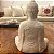 Escultura Buda Sidarta Meditação Pó de Mármore Branco 23cm - Imagem 2