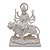 Escultura Durga de Pó de Mármore Branco 21cm - Imagem 1
