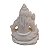 Escultura de Shiva de Pó de Mármore Branco 10cm - Imagem 2