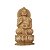 Escultura de Buda Sidarta de Madeira Suar Mudra Dar e Receber 15cm - Imagem 1