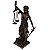 Deusa da Justiça de Resina Marrom 20cm - Imagem 2