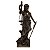 Deusa da Justiça de Resina Marrom 20cm - Imagem 1