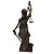 Deusa da Justiça de Resina Marrom 20cm - Imagem 3