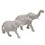 Mini Elefante Indiano de Pó de Mármore 8.5cm - Imagem 2