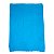Canga de Praia Lisa com Pompom 100% Viscose Azul 1.60mx1.10m - Imagem 1