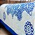 Colcha Indiana Casal Mandala Yin Yang 100% Algodão Azul & Branco - Imagem 3
