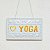 Placa Decorativa de Metal Yoga - Imagem 1