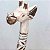 Escultura Girafa Entalhe de Madeira Balsa Importada de Bali - Imagem 6