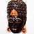 Máscara Buda Sidarta Marrom 49cm Importada de Bali - Imagem 2