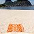 Canga de Praia com Franjas 100% Viscose Folhas 1.60mx1.10m - Imagem 2