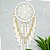 Filtro dos Sonhos Crochê Mandala Off White 91cm Importado de Bali - Imagem 2