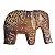Imã Pintado de Madeira Balsa Elefante Tromba pra Baixo - Imagem 1