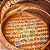 Cesto de Pão de Bambu Importado de Bali Cor Caramelo 35cm - Imagem 1