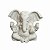 Estátua de Mini Ganesha Pó de Mármore (Modelo 1) 7cm - Imagem 1