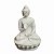 Escultura de Buda Mudra Dar e Receber Pó de Mármore 10,5cm - Imagem 1