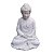 Estátua de Buda Mudra Meditação Pó de Mármore 11,5cm - Imagem 1