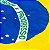 Canga de Praia com Franjas 100% Viscose Bandeira do Brasil 1.60mx1.10m - Imagem 2