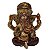 Escultura Ganesha de Resina 5cm Bordô - Imagem 1