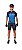 Camisa de Ciclismo Masculina Slim Strong Life- Preto e Azul- Preto e Vermelho S126-77 - Imagem 1