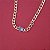 Colar choker corrente coração cristal lilás zircônia ouro semijoia - Imagem 3