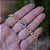 Colar choker corrente coração cristal lilás zircônia ouro semijoia - Imagem 5