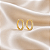 Brinco Argolinha Ouro com Zircônias Cravejadas 19A12065 - Imagem 1