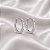 Brinco Argolinha Ouro com Zircônias Cravejadas 19A12065 - Imagem 1