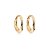 Brinco argola ouro semijoia 13a04120 - Imagem 1