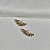 Brinco ear jacket garras zircônia ouro semijoia E220505 - Imagem 8