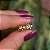 Brinco argolinha borboleta ouro semijoia - Imagem 3