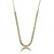 Colar choker zircônia baguete ouro semijoia 1/6869 - Imagem 1